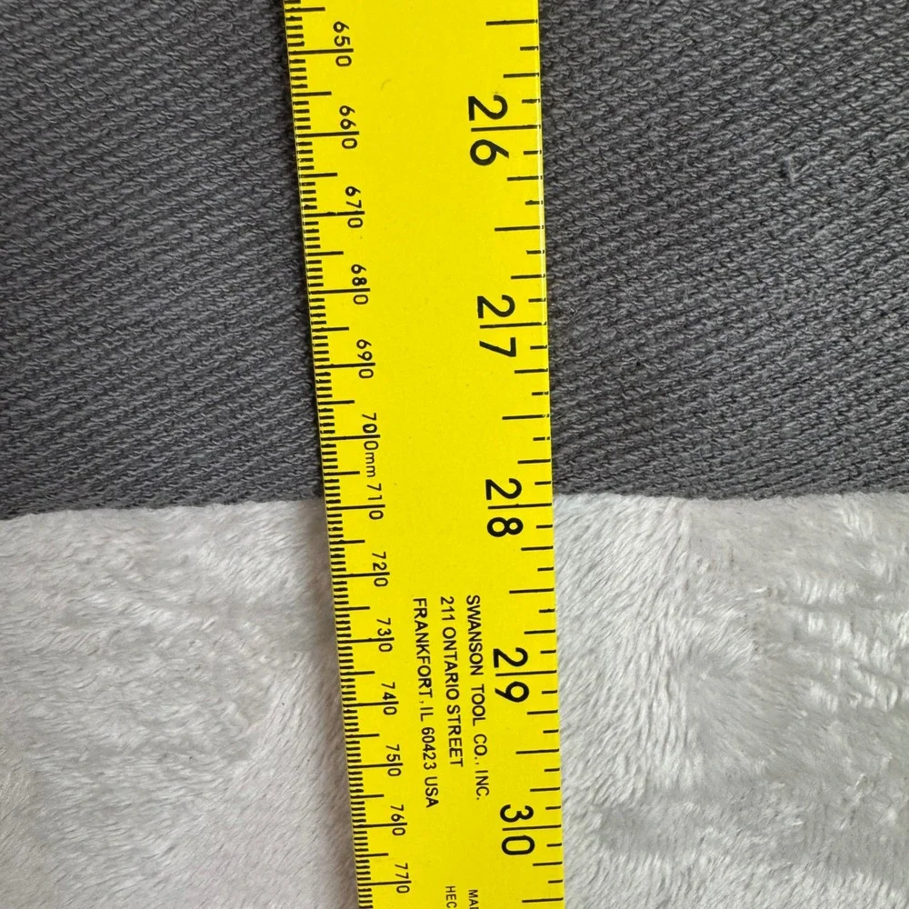 NWOT American Giant Mens French Terry‎ Twill Shacket L Gray Button Up Outdoors